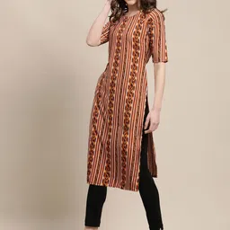 7threads KALINI Women Pack of 2 Crepe Kurta image 3