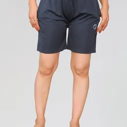 moda rapido Self Design Women Grey Sports Shorts-picture-32