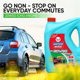 moter max New Premium 20W50 API SF/CD CNG Engine Oil For 4 Wheeler and 3 Wheeler Vehicle Heavy Duty Engine Oil image 2