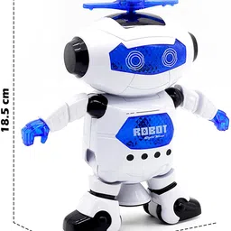 sabirat Dancing Robot Toy for Kids with Flashing Lights & Musical Sounds, 360 Stunt Toy-picture-22