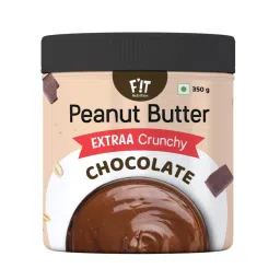 F'iT Nutrition Chocolate Peanut Butter EXTRAA Crunchy, Rich in Protein Vegan Gluten Free 350g-image-85