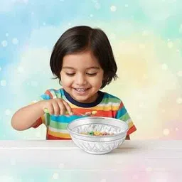 deepa Silver Serving Bowl Jalli Bowl (Silver 925) image 4