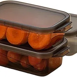 Plastic Fridge Container - 1000 ml, 1000 ml, 1000 ml-image-3