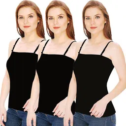 veeraa clothing Women Black Camisole-picture-26