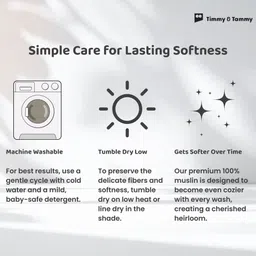 timmy & tammy Floral Crib Dohar for Mild Winter image 5