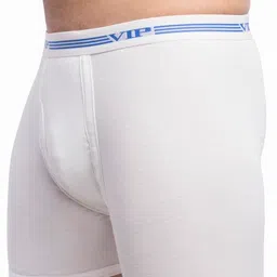 vip Men's Cotton Solid Trunks Advanta White-Pack of 3 image 3