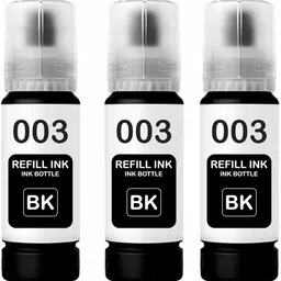 gAdi 003 Black Refill Ink for L3110,L3150,L3250,L3252,L3115,L3116 Printer 3PC Black Ink Bottle-image-43