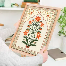 decor villa Madhubani Digital Reprint 13.5 inch x 10.5 inch Painting image 4