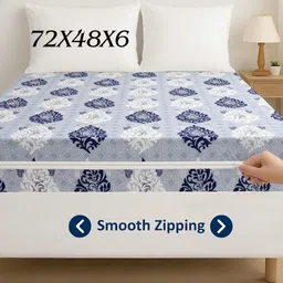 colofly Double Size Zippered Cotton Breathable Mattress Cover-picture-10