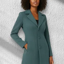 pepzoo Women Solid Double Breasted Casual Blazer-picture-44