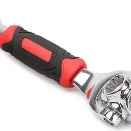 drunna Multi-Function Socket Wrench 48 Tools in One with 360 Degree Rotating Head | Tiger Wrench Works with Spline Bolts | 6-Point, 12-Point, and Any Size Standard or Metric Multi-Function Socket Wrench 48 Tools in One with 360 Degree Rotating Head Double Sided Combination Wrench-picture-27