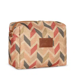 THE CLOWNFISH Cream-Coloured Geometric Oversized Structured Sling Bag image 4