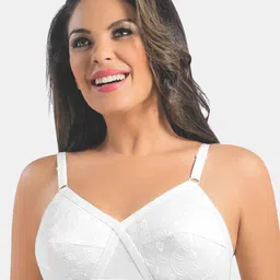 Sonari White & Nude-Coloured2  Everyday Pure Cotton Bra uniqueskinwhite32C image 2