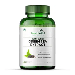 Simply Herbal Green Tea Extract 500mg,  60 capsules  Unflavoured -image-20