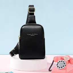 valerie Black Women Shoulder Bag Women Shoulder Bag Multifunction Small Shoulder Bag image 3