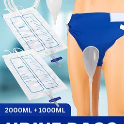 viqehaa Portable Silicone Material with Urine Collection Bag (2000ML+1000ML) Urine Bag-picture-39