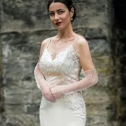 zibuyu Self Design Evening Women Gloves image 4