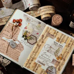 white popcorn DECOSTICKER BOOK PACK OF 1 Theme, Scrapbook Kit image 2