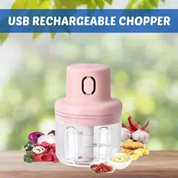 clairbell Chopper (Electric Rechargeable Chopper) for Kitchen Vegetable Garlic Onion E305 Electric Vegetable & Fruit Chopper-picture-19