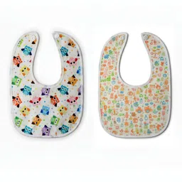 cuddlino Waterproof Baby Bibs Soft,Adjustable, Absorbent Feeding Bibs image 1