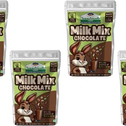 tummyfriendly foods Tummy Friendly Chocolate Milk Mix for kids & Baby - 400g, (Each pack 100g) image 1