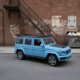 sandeep 1:36 G WAGON Metal Diecast Model Car With 2 Openable Doors Light& music image 4