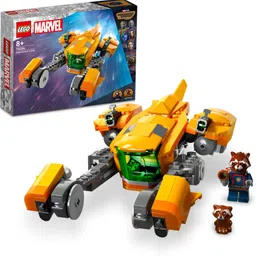 lego Marvel Super Heroes Baby Rocket's Ship (330 Blocks) Model Building Kit-picture-12