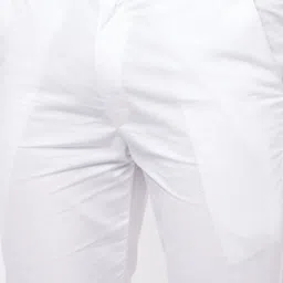 VASTRAMAY Men Purple & White Kurta with Pyjamas image 3