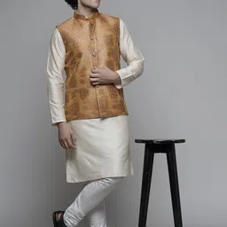 MAAHI FABS Ethnic Motifs Regular Kurta with Churidar image 5