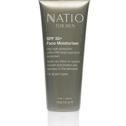 Natio For Men SPF 50+ Face Sunscreen Moisturiser with UVA/UVB Broad Spectrum - 100 g image 1