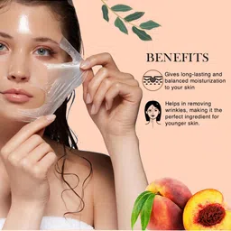 Richfeel Peach Peel Off Glow Mask For Long-Lasting Moisturization - 500g image 3