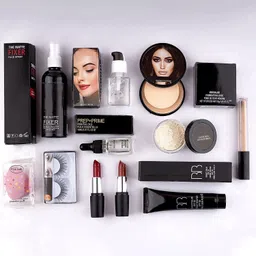 Set of 12 Face Makeup Set Combo For Girls & Women-image-1