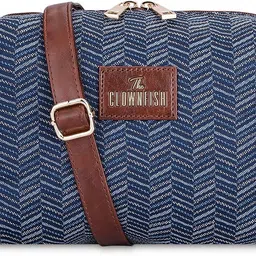 the clownfish Blue Women Sling Bag Series Sling for Women Faux Leather For Women Bag for College Girls image 2