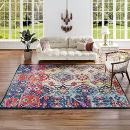 status Multicolor Polyester Carpet image 5