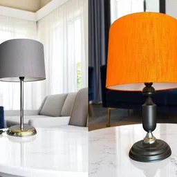 autowhrib Classy Table Lamp 46 cm, Textured Shade Hand Crafted Lamp Table Lamp-picture-20