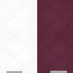 RF RELAXFEEL Purple & White Checked Heavy Winter 233 GSM Double Bed Comforter image 4