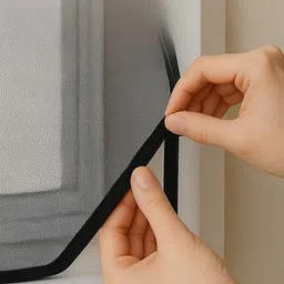 rk goodies trader Polyester Kids Washable Window Mosquito Net 3x4 ft – Fine Mesh Insect Protection Mosquito Net image 3