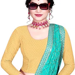 priyanka textiles Round Neck Women Blouse image 3