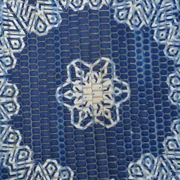 HOMADORN Blue Rectangular Printed Floor Dhurries image 4