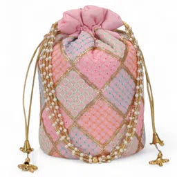 authentic ak Women Pink Potli-picture-15