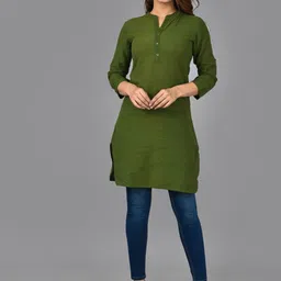 KALINI Mandarin Collar Pathani Kurta image 1