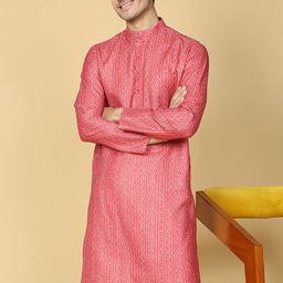 TABARD Bandhani Printed Mandarin Collar Pure Cotton Straight Kurta-picture-38