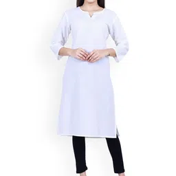 Alakh Creation Round Neck Pure Cotton Straight Kurta-picture-10