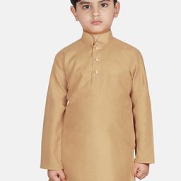 SG YUVRAJ Boys Beige Kurta-picture-11