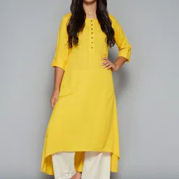 Pistaa Women Yellow Kurta-picture-20