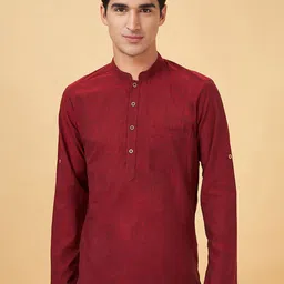 indus route by Pantaloons Men Chikankari Kurta-picture-26