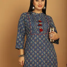 Rajnandini Printed Pure Cotton Straight Kurta-picture-0