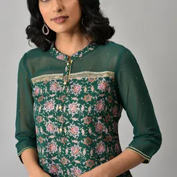 AURELIA Festive Floral Print Kurta image 5