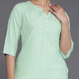 Libas Woven Design Straight Kurta image 5