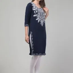 FAMBEE Women Woollen Kurta image 2